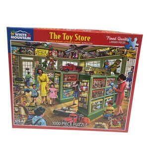 The Toy Store 1000 Piece Jigsaw Puzzle By White Mountain Children Shopping